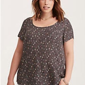 Torrid: Arrow Georgette Blouse (4x)